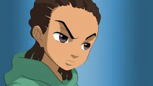 Riley Wearing Hoodie Boondocks Hd Wallpaper