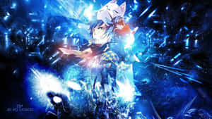 Rin Okumura In Full Battle Mode Wallpaper