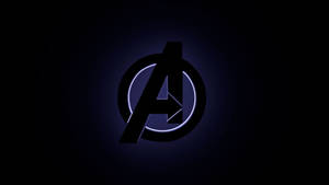 Ring Light Avengers Logo Wallpaper