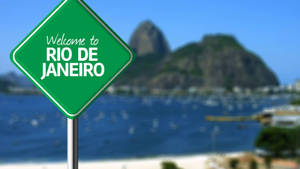 Rio De Janeiro Welcome Signage Wallpaper