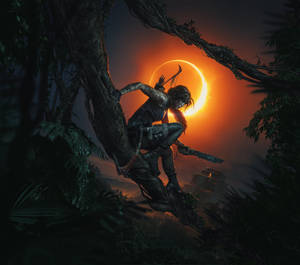 Rise Of The Tomb Raider Golden Moon Wallpaper