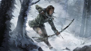 Rise Of The Tomb Raider Snowy Mountain Wallpaper