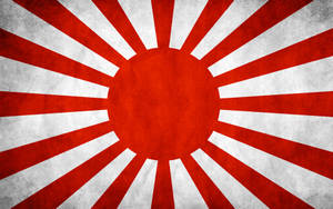 Rising Sun On Japan Flag Wallpaper