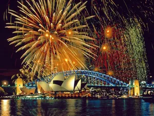 River New Years Eve Wallpaper