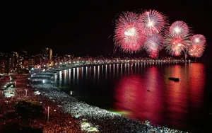 River On New Years Eve Wallpaper