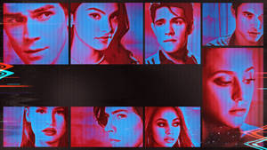 Riverdale Anaglyph 3d Collage Wallpaper