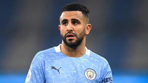 Riyad Mahrez Looking Dejected Wallpaper