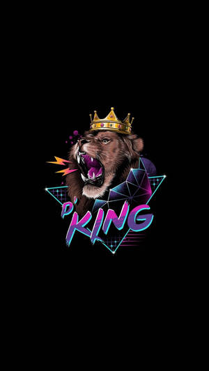 Roaring King Lion Wallpaper