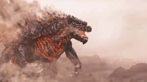 Roaring Monster Ready For Battle Wallpaper