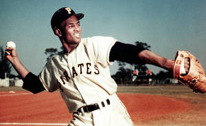 Robert Clemente Pitcher Stance Wallpaper