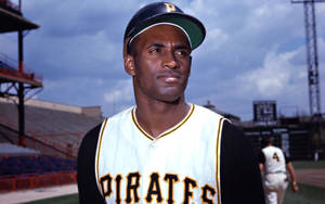 Roberto Clemente Portrait Wallpaper