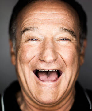 Robin William Hilarious Self Portrait Wallpaper