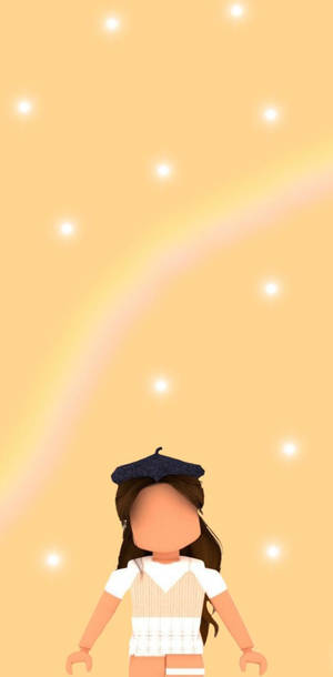 Roblox Aesthetic Girl With Hat Wallpaper