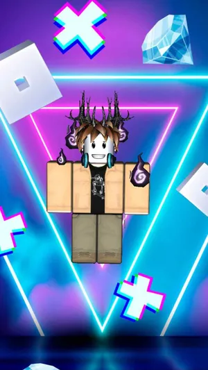 Roblox Unique Punk Design Iphone Wallpaper