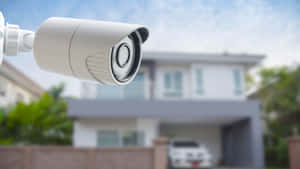 Robust Outdoor C-mount Security Camera Wallpaper