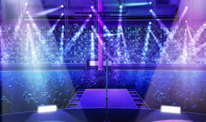 Rock Concert Stage Digital Art Wallpaper