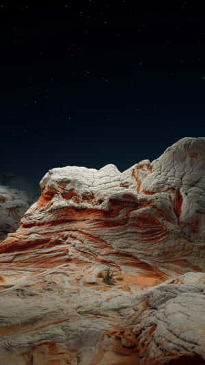 Rock Formation In The Desert Iphone Wallpaper