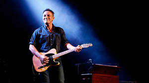 Rock Musician Bruce Springsteen Wallpaper