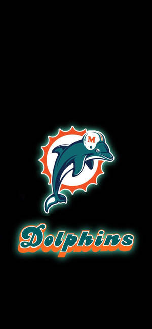 Rock Your Fandom And Show Support For The Miami Dolphins With This Miami Dolphins Iphone! Wallpaper