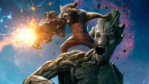 Rocket And Groot Guardians Of The Galaxy Wallpaper