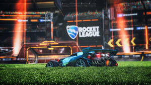 Rocket League Hd Car On Grass Wallpaper