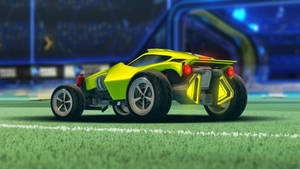 Rocket League Hd Lime Green Car Wallpaper