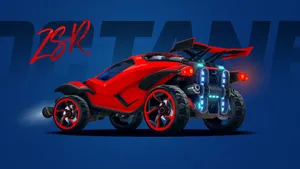 Rocket League Hd Red Octane Wallpaper