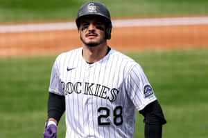 Rockies Player Number28 Wallpaper