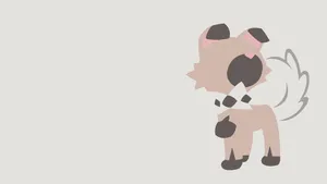 Rockruff Vector Art Wallpaper