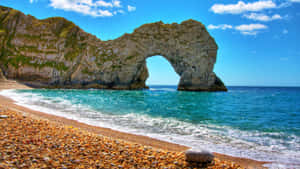 Rocks Durdle Door Rock Seashore Wallpaper