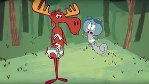 Rocky And Bullwinkle Scene Wallpaper
