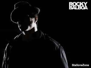 Rocky Balboa Black Poster Wallpaper