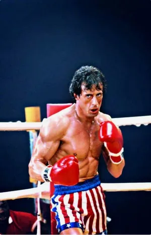 Rocky Balboa Inside Boxing Ring Wallpaper