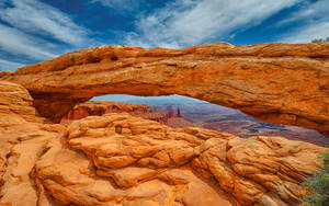 Rocky Formations In Canyonlands National Park Wallpaper