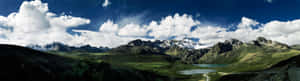 Rocky Mountains Panoramic Desktop Wallpaper