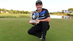 Rod Pampling Posing With Trophy Wallpaper