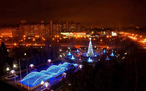 Rog Night City Wallpaper