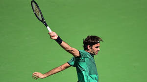 Roger Federer Miami Final Wallpaper