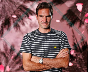 Roger Federer Summer Photoshoot Wallpaper