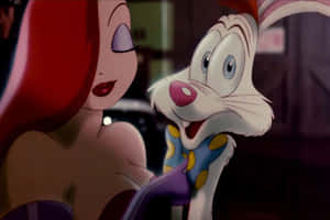 Rogerand Jessica Rabbit Animated Characters Wallpaper