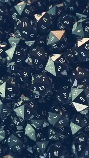 Roll For Initiative - A 20-sided Die (d20) Used In Roleplaying Games Wallpaper