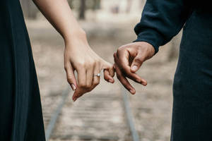 Romantic Couple Engagement Ring Wallpaper