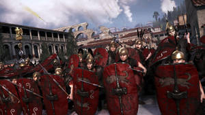 Rome 2 Total War Romans In Battle Wallpaper