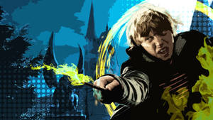 Ron Weasley Hogwarts Aesthetic Wallpaper