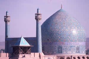 Rooding Design Of Shah Mosque Wallpaper