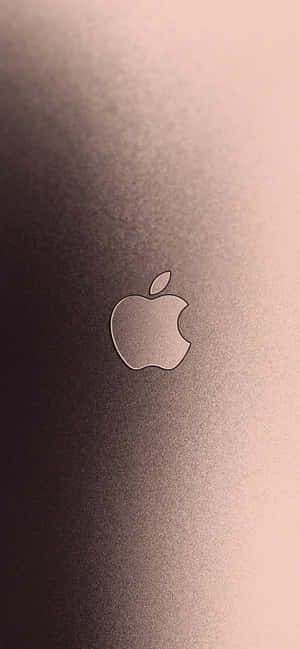 Rose Gold Apple With Black Shadow Wallpaper