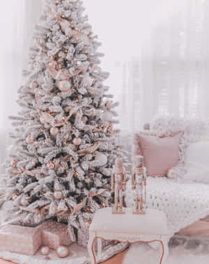 Rose Gold Christmas 1920 X 2424 Wallpaper