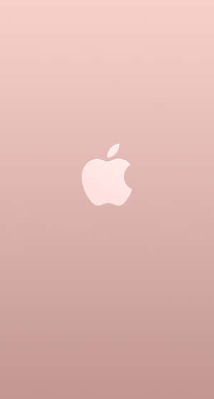 Rose Gold Iphone 5 Gradient Apple Logo Wallpaper