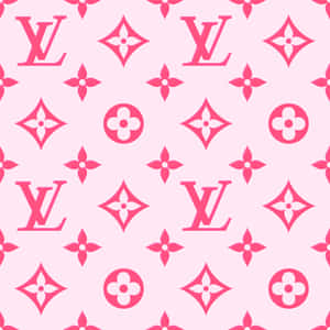 Rose Gold Louis Vuitton Pink Wallpaper