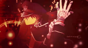 Roy Mustang Unleashing Flames Wallpaper